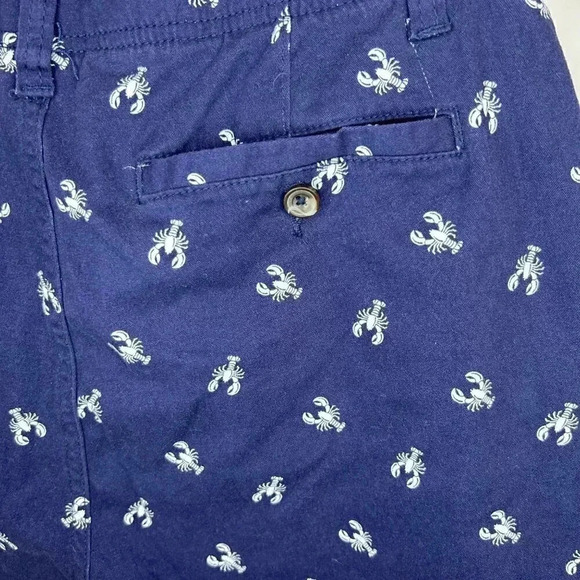 Denali Size 32 Lobster Chino Shorts Men’s Flat Front Preppy - Picture 4 of 8